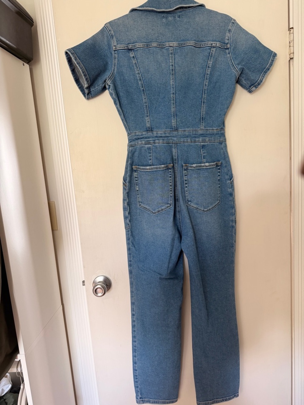 Good American denim jumpsuit - Picture 3 of 6